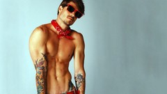 Men tattoos male models muscular