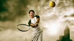 Men tennis tennis balls tennis racquets tennis players