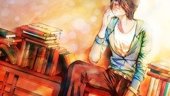 Men time Books Anime Boys! brown eyes brunettes short hair 