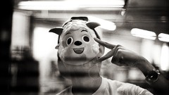 Men victory monochrome masks