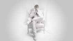 Men white Furniture white background white hair