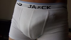 Men white underwear