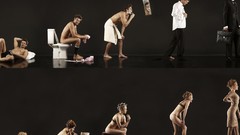 Men woman abstract morning funny