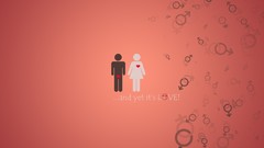 Men woman cartoonish