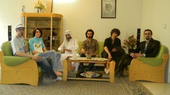 Men woman funny faces rapper