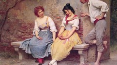 Men woman paintings artwork