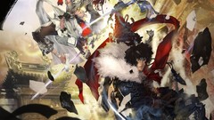 Men woman redheads artwork fantasy art