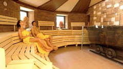 Men woman Sauna