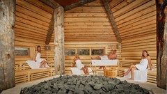 Men woman Sauna