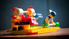 Men workout Legos