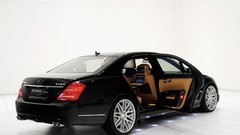 Mercedes-Benz brabus open doors black cars