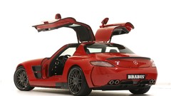 Mercedes-Benz brabus open doors Mercedes-Benz SLS AMG E-Cell