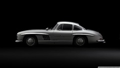 Mercedes-Benz Mercedes-Benz 300SL Car black background vehicle