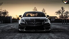 Mercedes-Benz Mercedes Benz CLS 63 AMG vehicle black cars Car