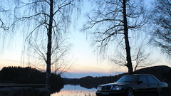 Mercedes-Benz StanceWorks stance Norway Car vehicle Trees