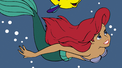 Mermaid little cartoon