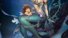 Mermaids artwork fantasy art