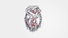 Mermaids zombies minimalistic