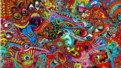 Mess psychedelic colors drugs acid
