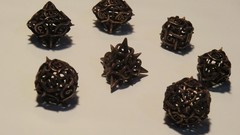 Metal dice RPG artwork