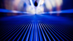 Metal Las Vegas lines airports floor blurred depth of field