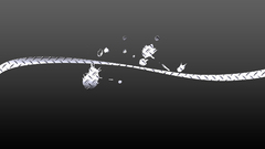 Metal paint abstract