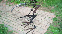 Metal sculpture artwork