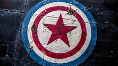 metal Symbols Stars airplane wreckage Aircraft north korea