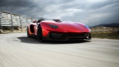Metallic cars concept art Lamborghini-Aventador pearlescence