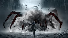 Metro dark spiders giant digital art romantically apocalyptic 