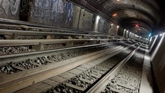Metro graffiti Paris subway abandoned urban tracks