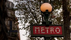 Metro Paris lanterns cityscapes