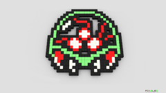 Metroid blocks pixel art