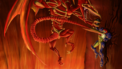 Metroid samus aran ridley
