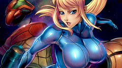Metroid zero suit samus