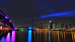 Miami high skyline Bayside Resolution aerostylaz