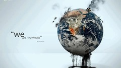 Michael Jackson Earth ecology globe planets destroyed junk 