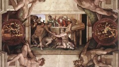 Michelangelo sacrifice Sacrifice of Noah Michelangelo Buonarroti
