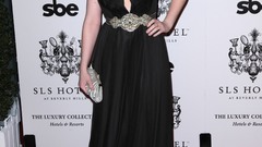 Michelle trachtenberg black dress