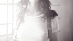 Michelle trachtenberg grayscale monochrome