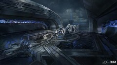 Microsoft science fiction halo artwork digital art video games 