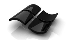 Microsoft windows glossy texture