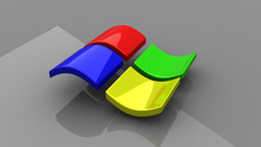 Microsoft windows glossy texture