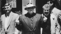 Middle finger flipping the