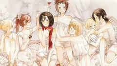 Mikasa ackerman shingeki no kyojin christa renz petra ral Annie 