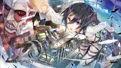 Mikasa ackerman shingeki no kyojin eren jaeger