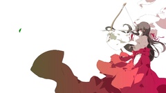 Miko archery Japanese clothes