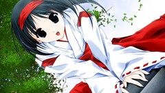 Miko Japanese clothes anime