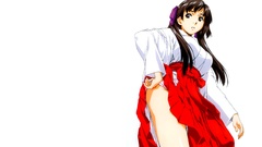 Miko red eyes Japanese