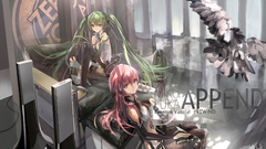 Miku append anime girls